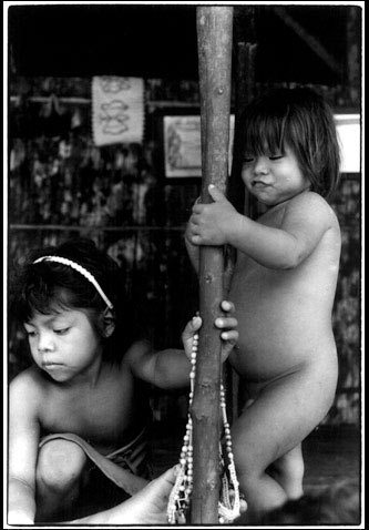 Enfants Amazonie, Equateur